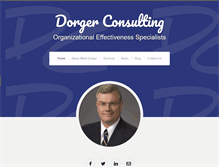 Tablet Screenshot of dorgerconsulting.com